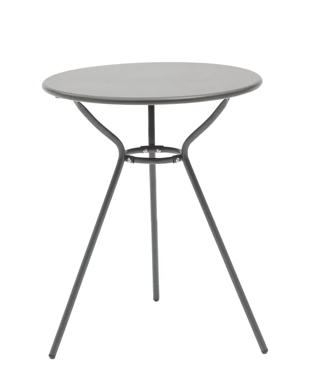 Dehner Oslo Balkontisch Stahl 60 cm anthrazit pulverbeschichtet