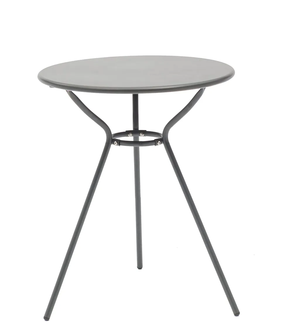 Dehner Oslo Balkontisch Stahl 60 cm anthrazit pulverbeschichtet