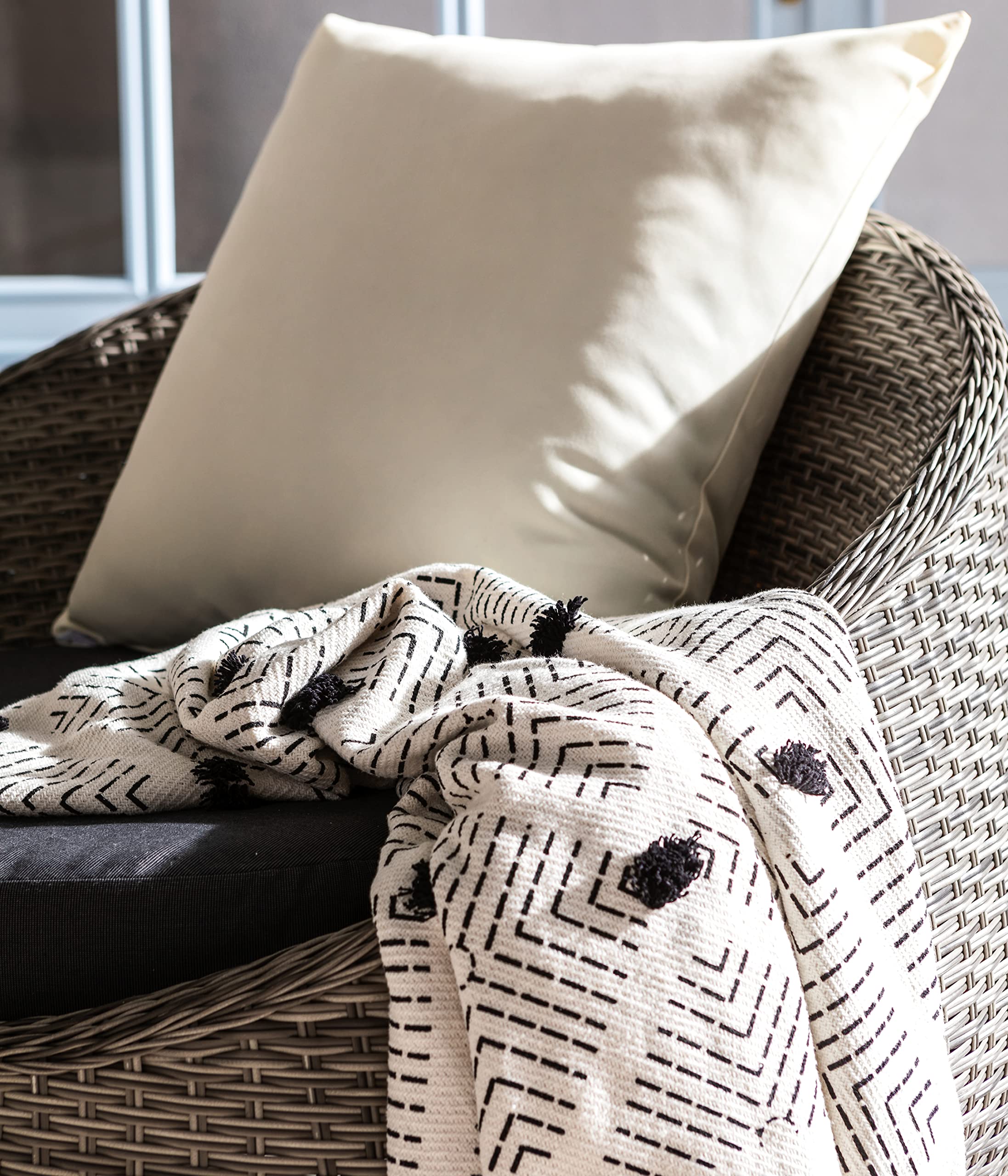 Dehner Premium Lovely Avani Loungegruppe 4-teilig grau creme