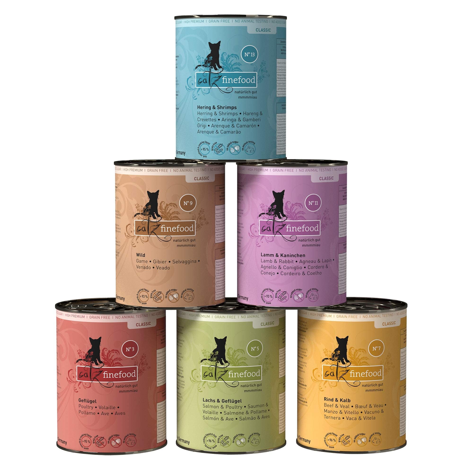 catz finefood Multipack 2 Nassfutter 6x400g mix