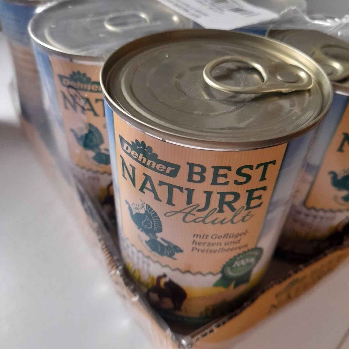 Dehner Best Nature Nassfutter Geflügel 6x400g Adult