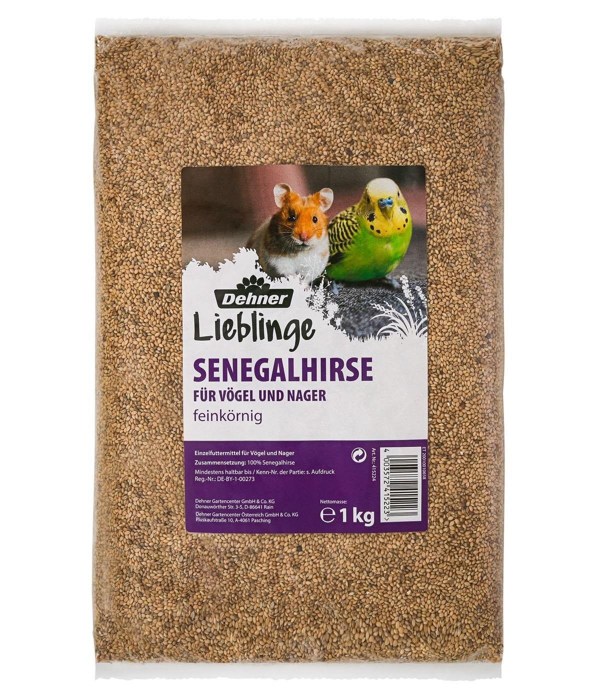 Dehner Lieblinge Kanariensaat Vogelfutter 10x1 kg