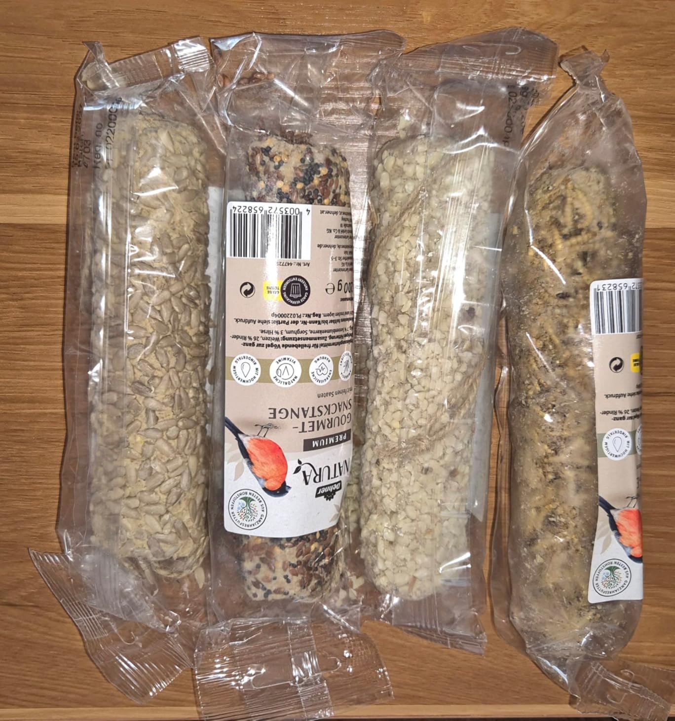 Dehner Natura Wildvogelfutter Fettstangen Erdnuss 800 g