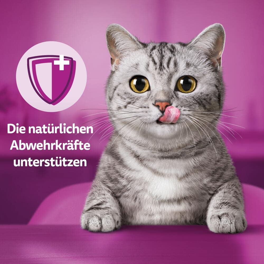 Whiskas Vitamin E-xtra Katzensnack Huhn 8x50g mit Vitamin