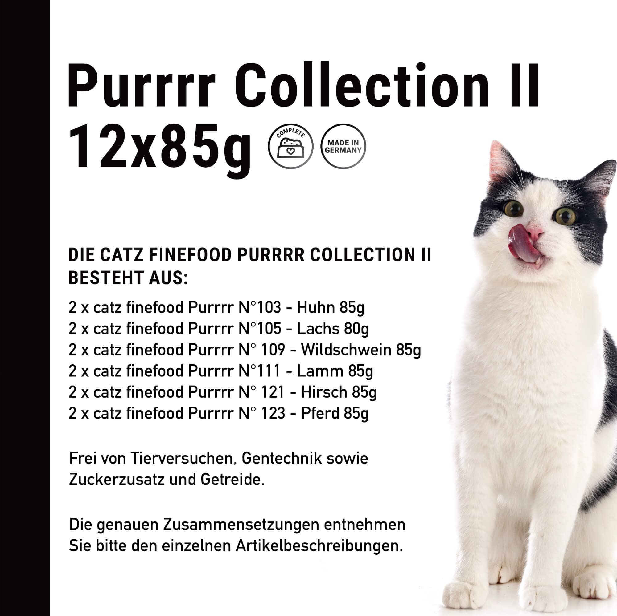 catz finefood Purrrr Collection II Nassfutter 12x85g Mix