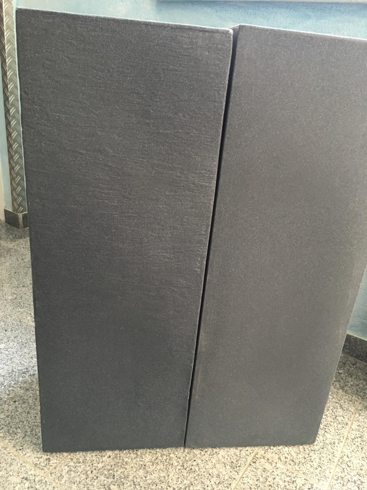 Dehner Palermo Säulentopf Kunststoff 80 cm anthrazit