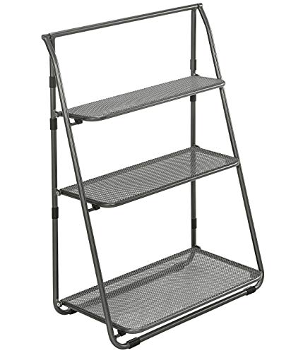 Dehner Savoy Regal grau Metall 99,5 cm
