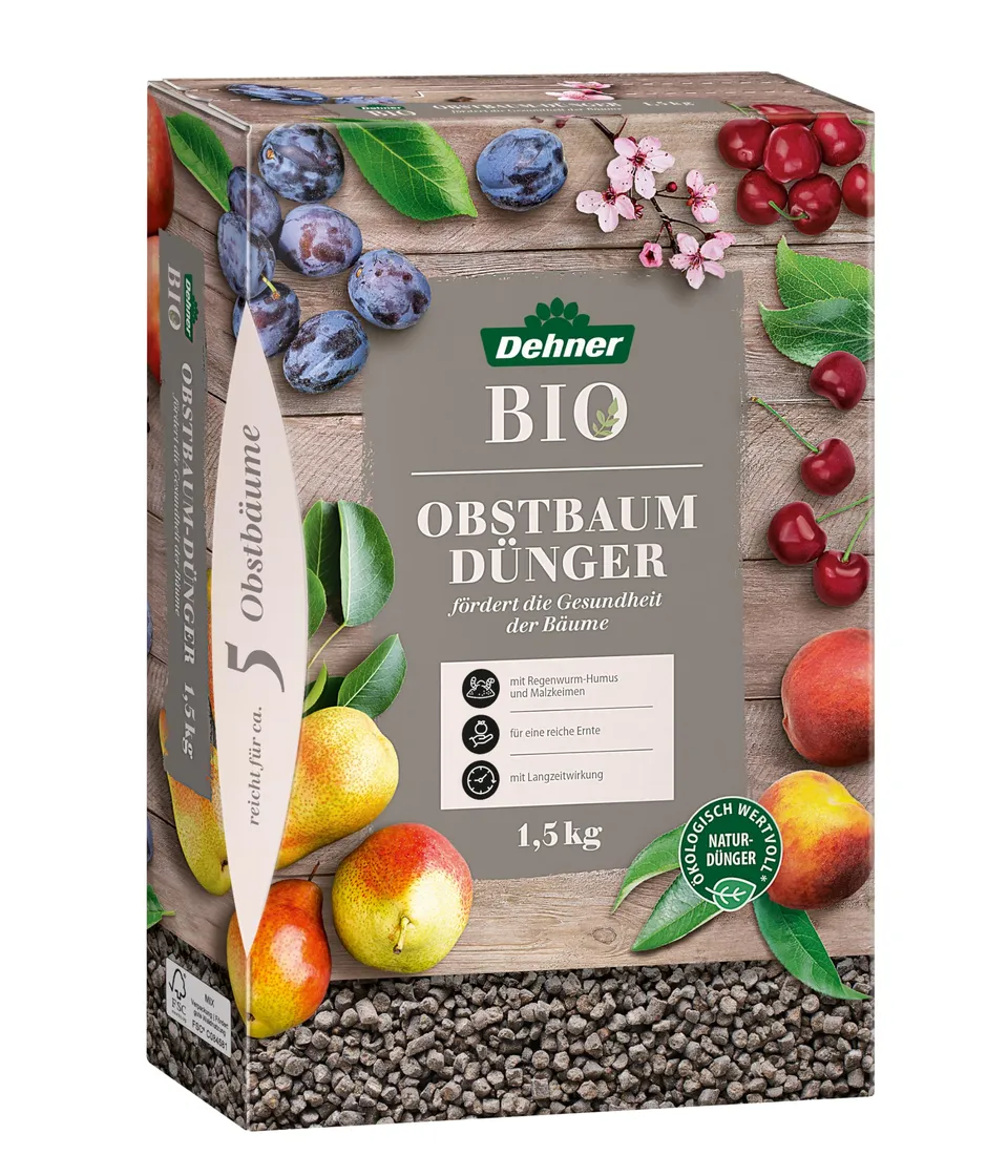 Dehner Premium Lovely Bio Obstbaumdünger 1,5kg organisch