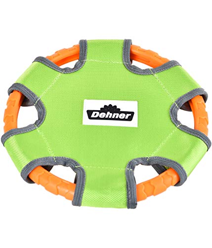 Dehner Premium Lovely Pitch Frisbee Hundespielzeug 23 cm grün orange