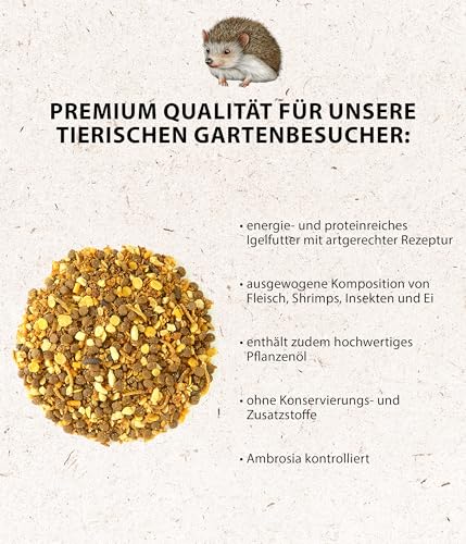 Dehner Natura Premium Igelfutter 1,5 kg Alleinfutter fleischhaltig