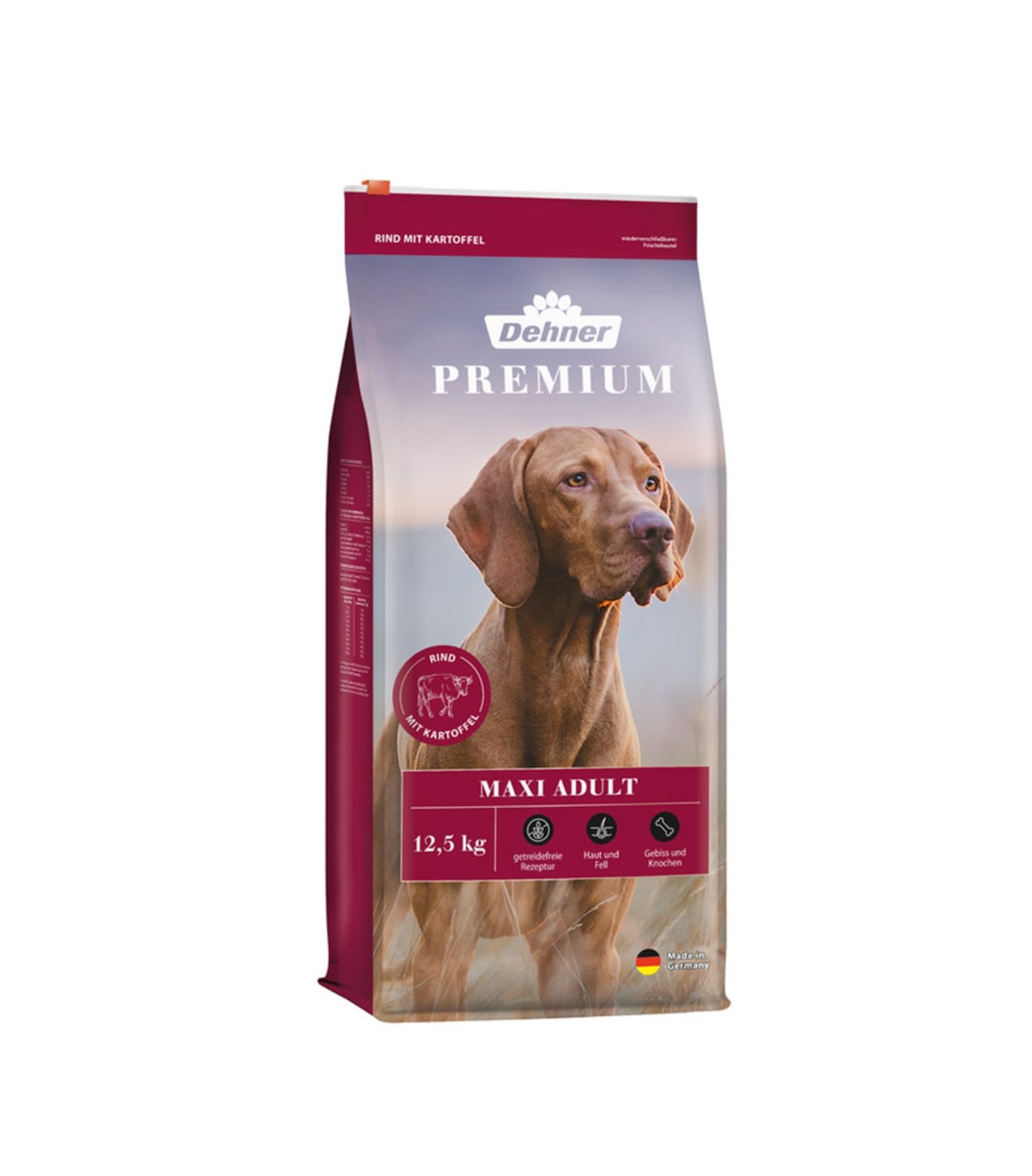 Dehner Premium Maxi Adult Trockenfutter Seefisch Lamm 12,5 kg