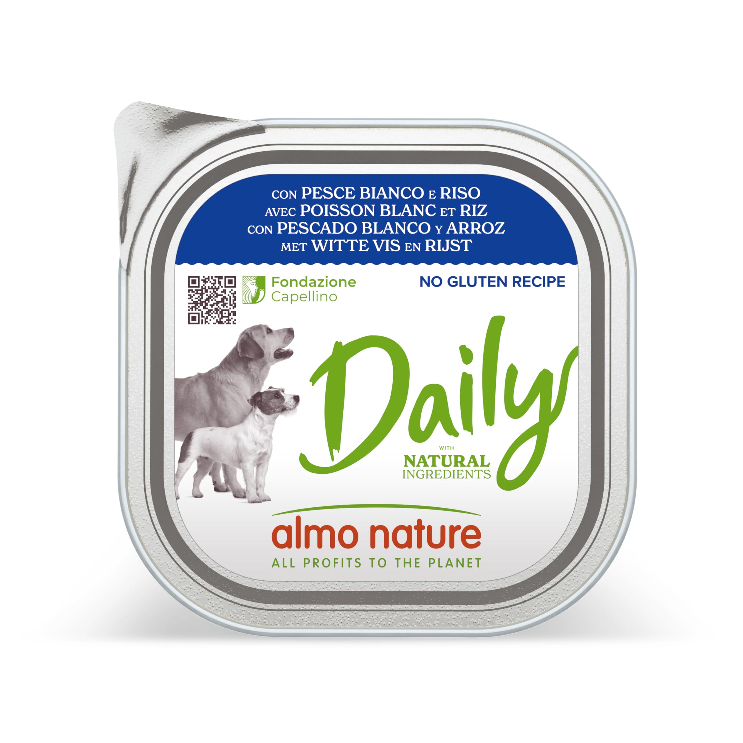 Almo Nature Daily Kalb Karotte Nassfutter Hund 9x300g