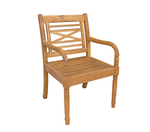 Dehner Samoa Gartensessel natur 90x60x57 cm Akazie