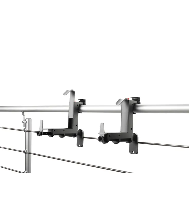 Dehner Blumenkastenhalter Kunststoff anthrazit 20 kg belastbar