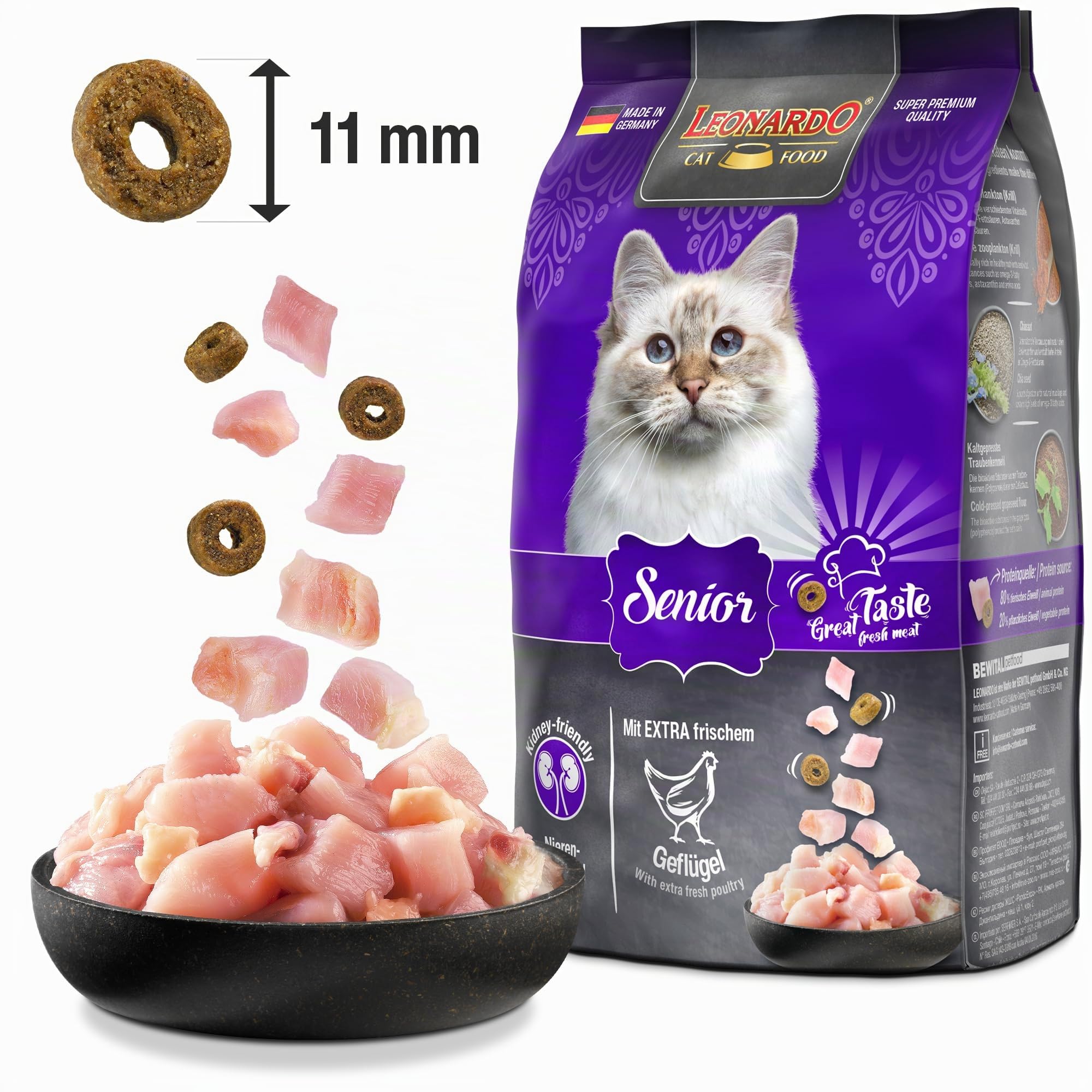 LEONARDO Senior Trockenfutter 7,5kg Geflügel