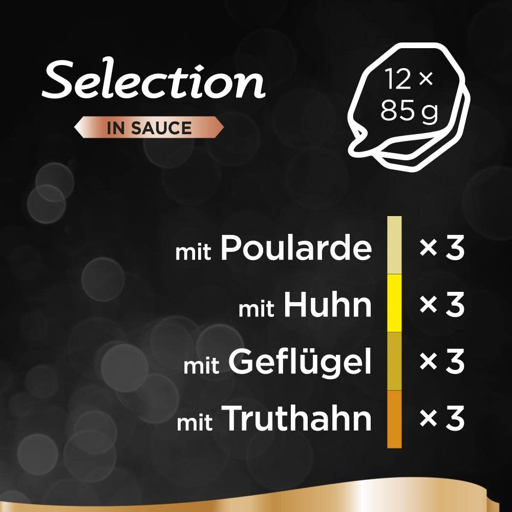 Sheba Selection Geflügel Nassfutter 72x85 g in Sauce