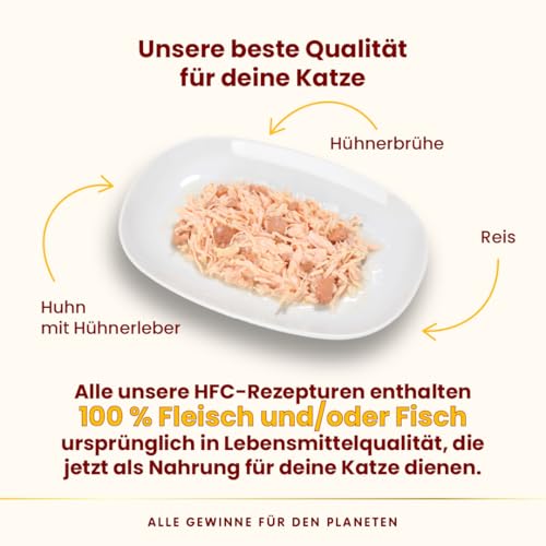 Almo Nature HFC Natural Huhn Leber Nassfutter 24x70g Monoprotein