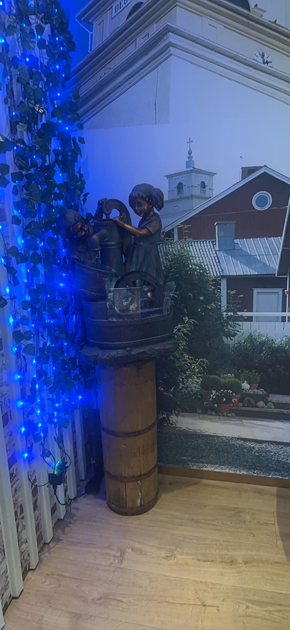 Dehner Lea und Leon Gartenbrunnen LED 6 Liter