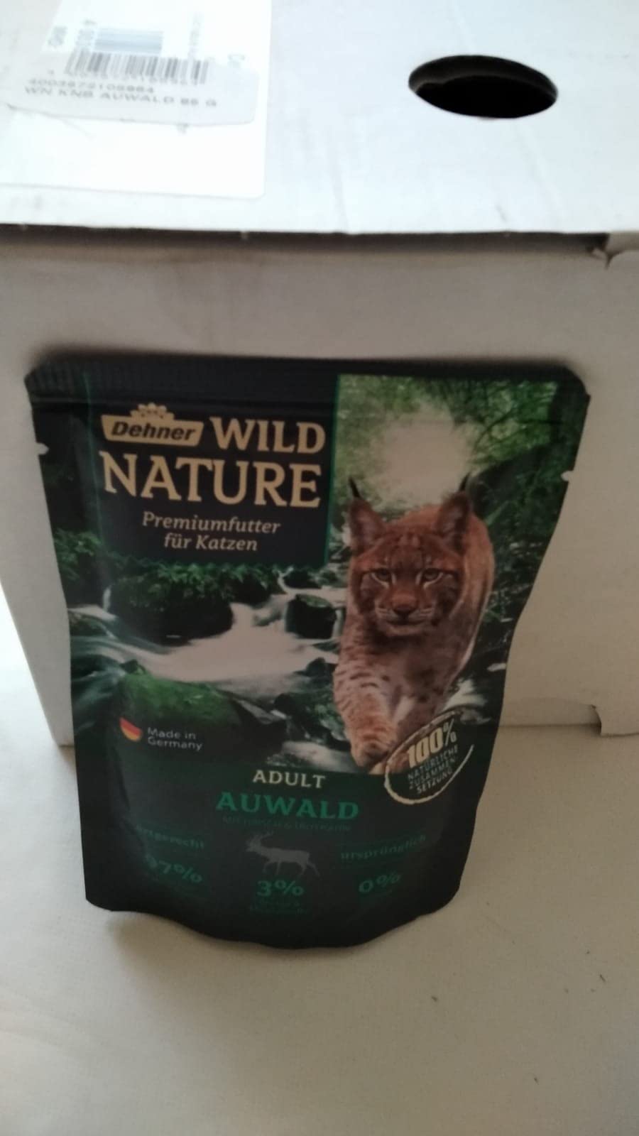 Dehner Wild Nature Auwald Nassfutter Hirsch 16x85 g
