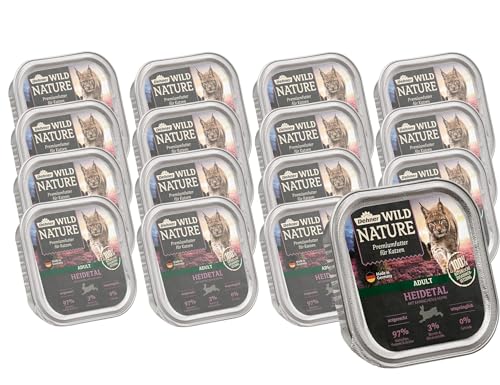Dehner Wild Nature Heidetal Nassfutter Kaninchen 16x100g