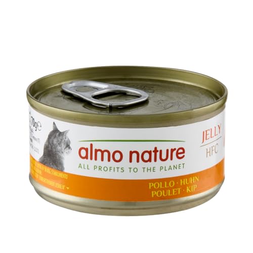 Almo Nature HFC Jelly Huhn Nassfutter 24x70g Monoprotein