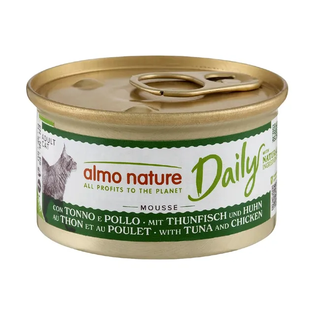 Almo Nature Daily Mousse Thunfisch Nassfutter 85g getreidefrei