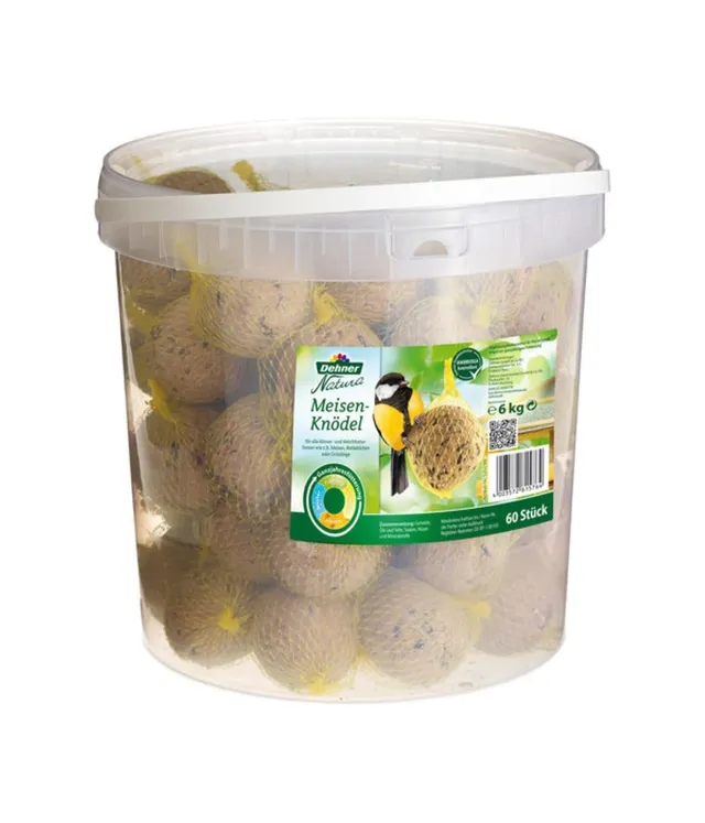 Dehner Natura Meisenknödel mit Netz 60x100g proteinreich