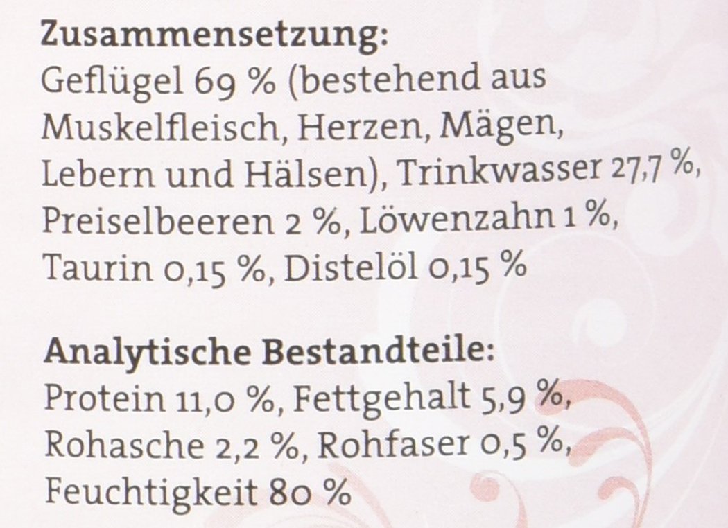 catz finefood N°3 Geflügel Katzenfutter nass 6x400g Preiselbeere