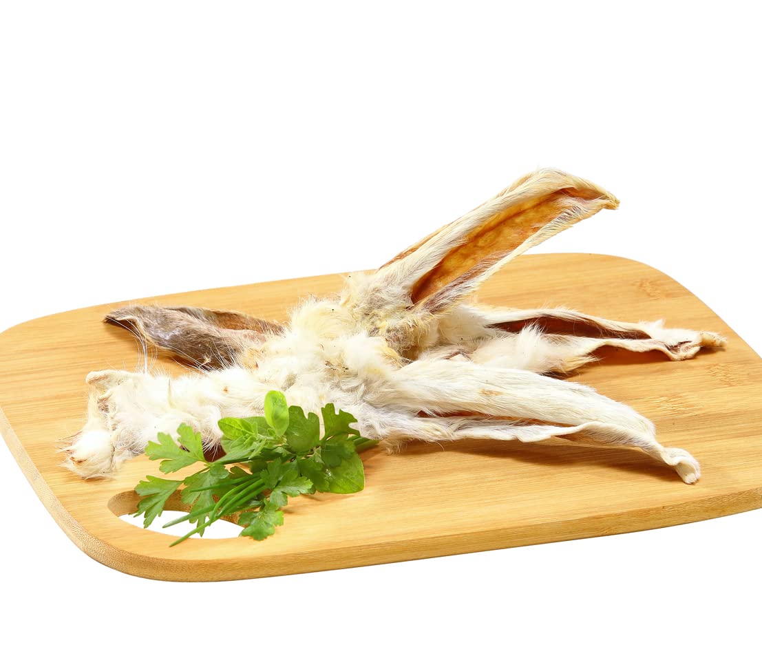 Dehner Lieblinge Kaninchenohren Hundesnack 5x100g natürlich
