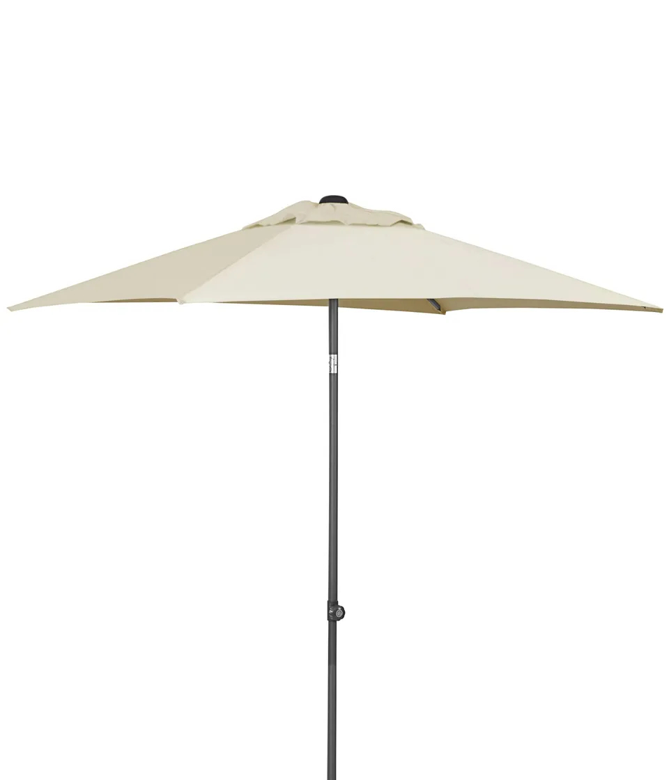 Dehner Premium Lovely Andros Sonnenschirm beige 210x150 cm UV80+