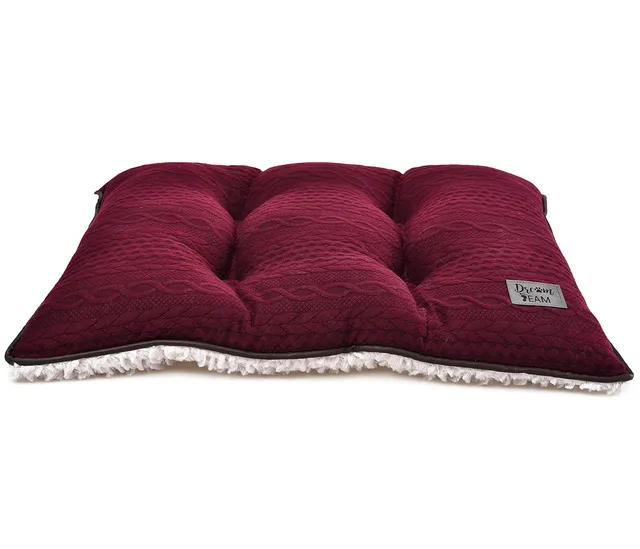 Dehner Lieblinge Dream Team Knitted Kuschelkissen 61x74 rot