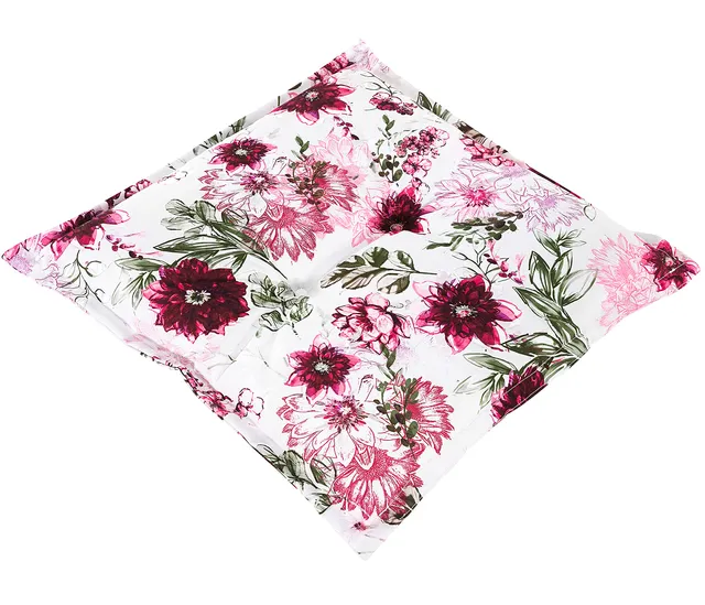 Dehner Solin Sitzkissen 50x50x6 cm pink weiß