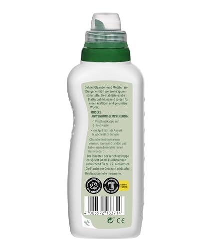 Dehner Oleander- Mediterrandünger Flüssigdünger 500 ml NPK