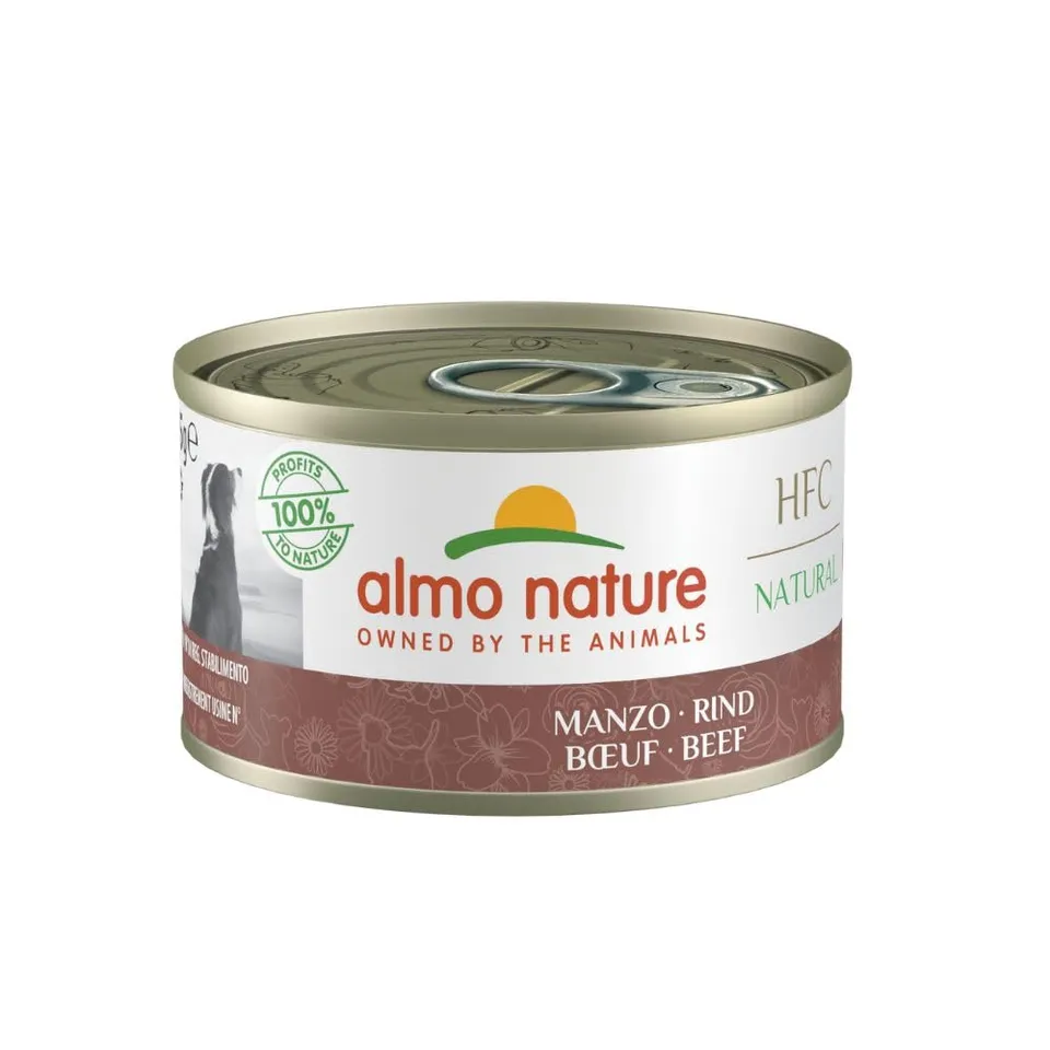 Almo Nature HFC Natural Nassfutter Rind für Hunde