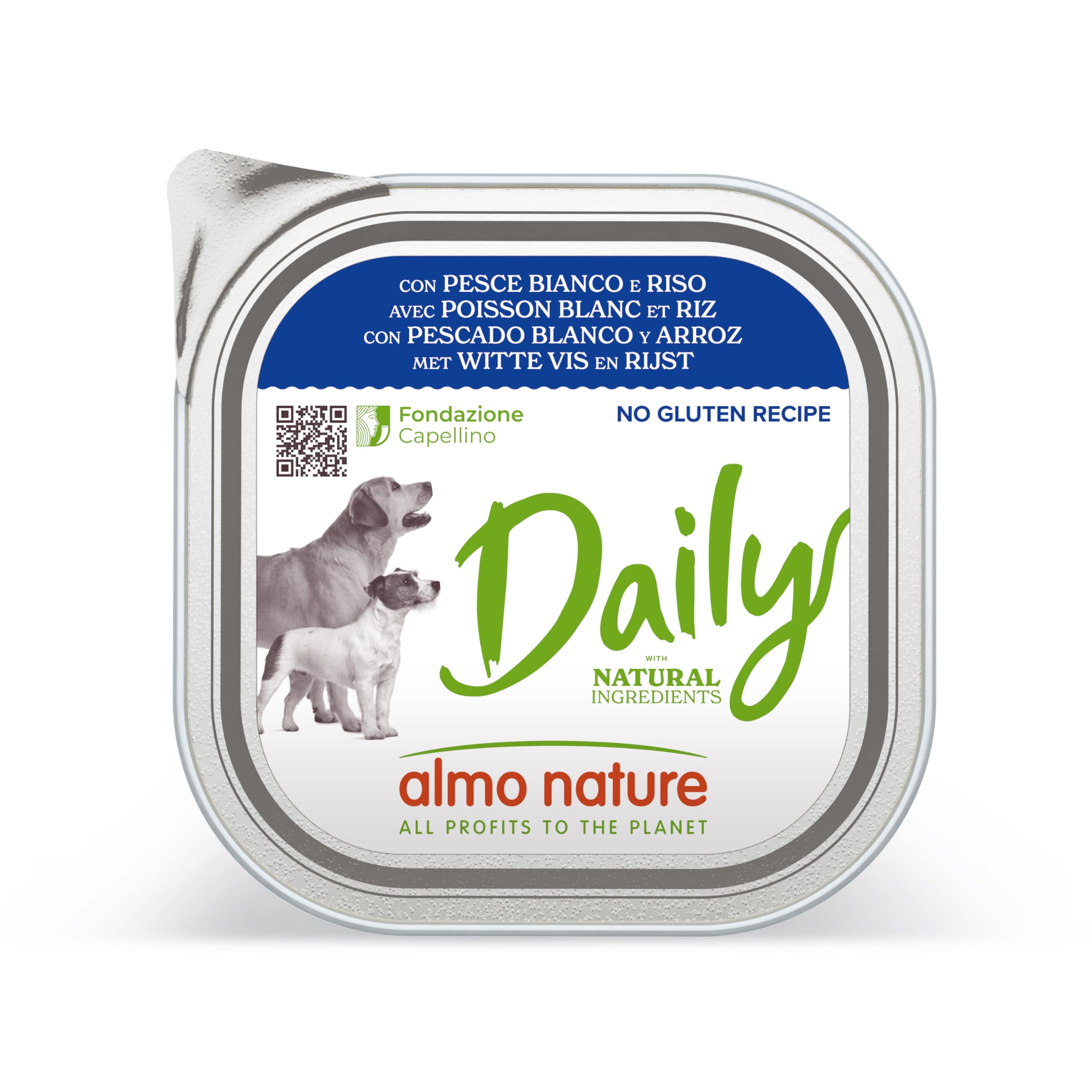 Almo Nature Daily Hundenassfutter Huhn 9x300 g glutenfrei
