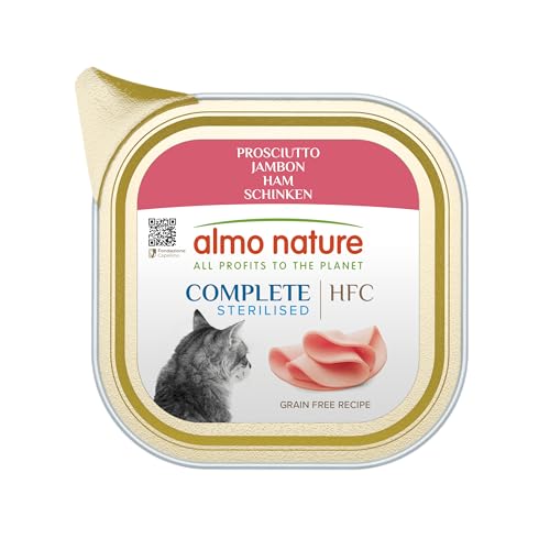 Almo Nature HFC Complete Sterilised Nassfutter Schinken 17x85g