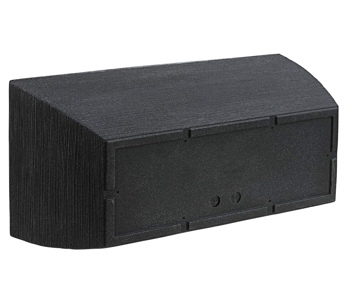 Dehner Rille Blumenkasten Kunststoff 80x40x34 cm anthrazit