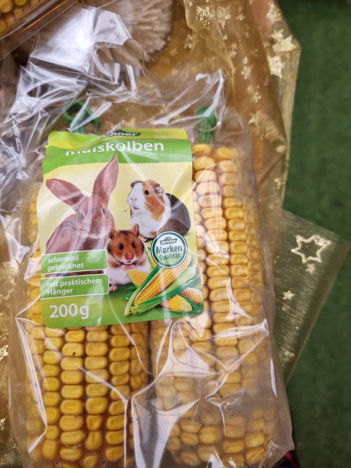 Dehner Lieblinge Maiskolben Nagersnack 7x200g naturbelassen