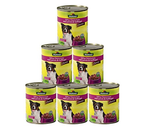 Dehner Lieblinge Senior Lamm Nassfutter Hund 6x800g