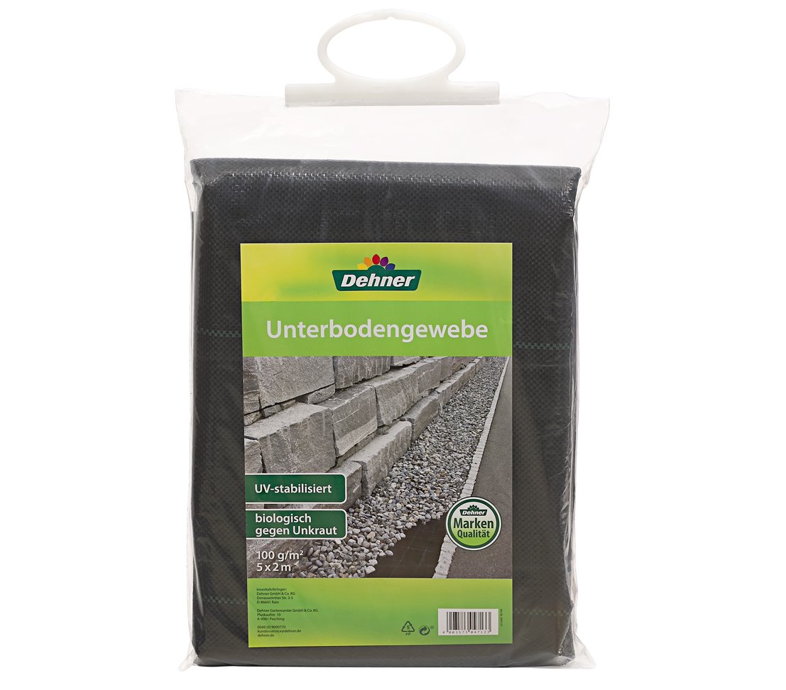 Dehner Premium Lovely Unterbodengewebe Unkrautfolie 5x2 m 100 g