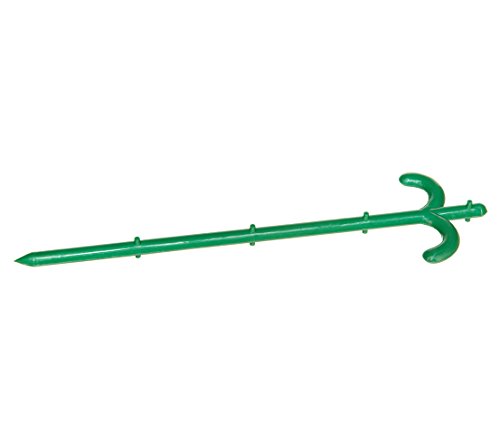 Dehner Netz- und Folienhalter Kunststoff 24cm 20 Stück Doppel-Haken
