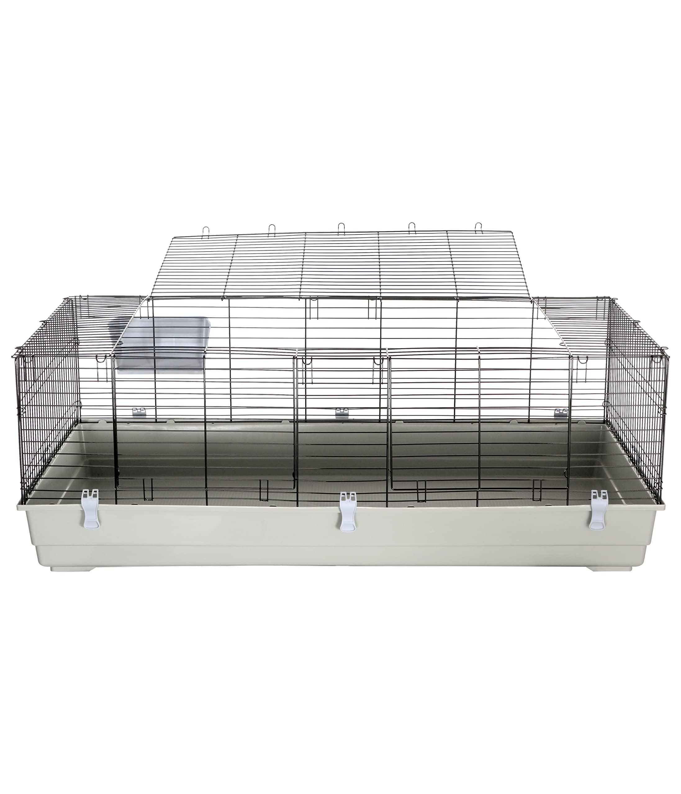 Dehner Nagerheim Peppy Nagerkäfig 160x58x80 cm grau
