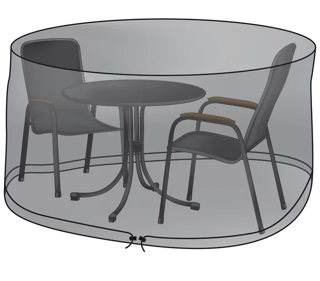 Dehner Deluxe Schutzhülle Sitzgruppe Ø 200 cm anthrazit
