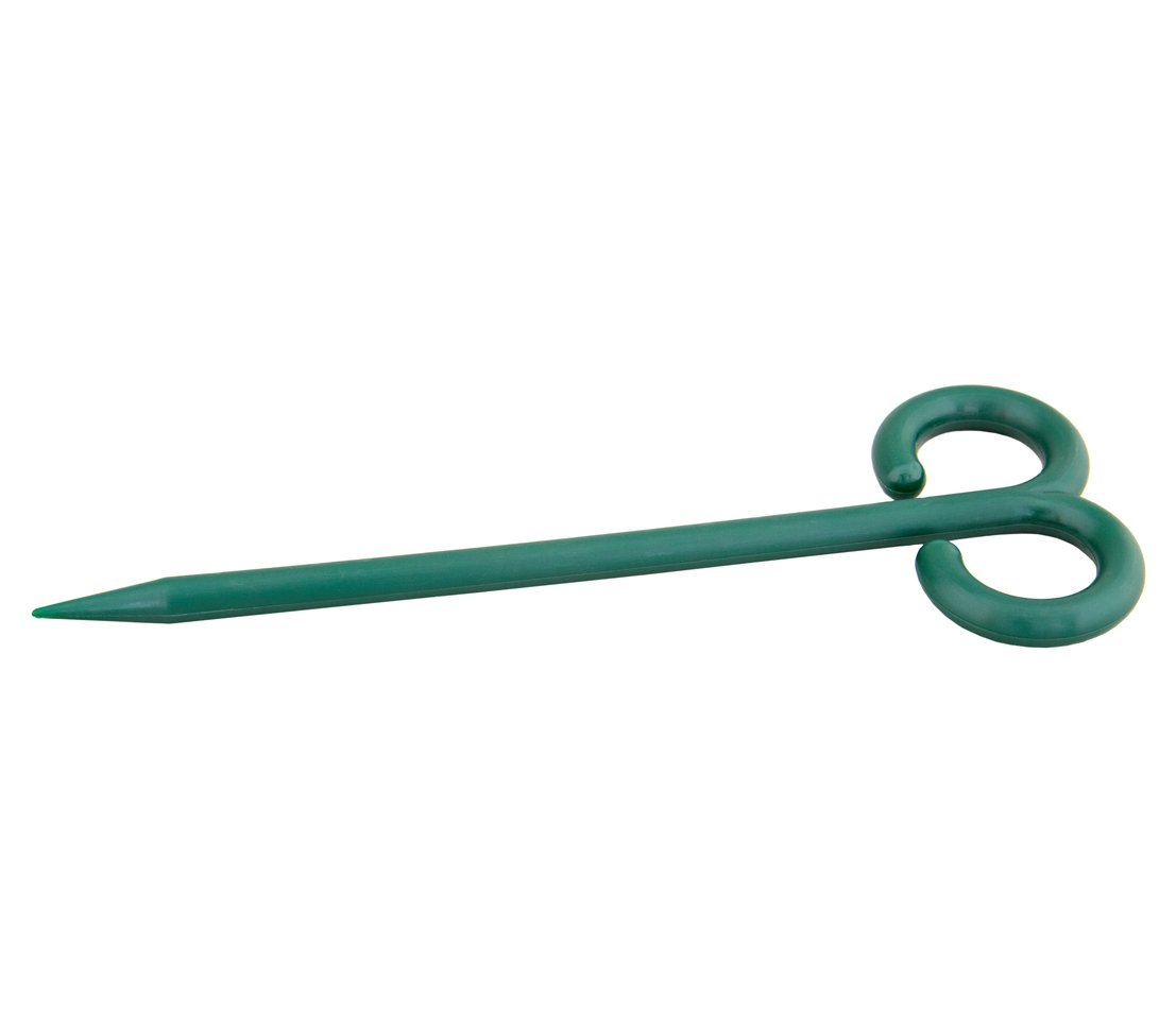 Dehner Gartenzubehör Netz- Folienhalter 15 cm 10 Stück Kunststoff