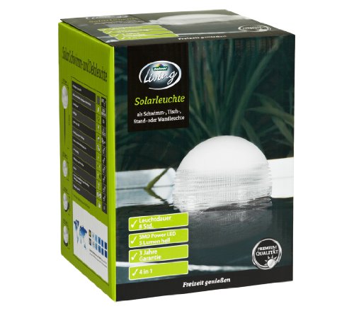 Dehner Living Solarleuchte 4-in-1 12 cm SMD-LED schwimmfähig