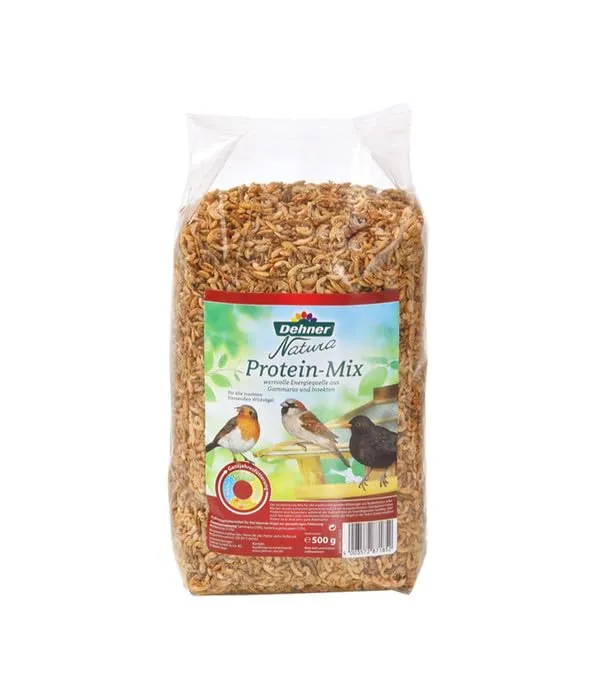 Dehner Natura Premium Wildvogelfutter Protein-Mix 500g Insekten