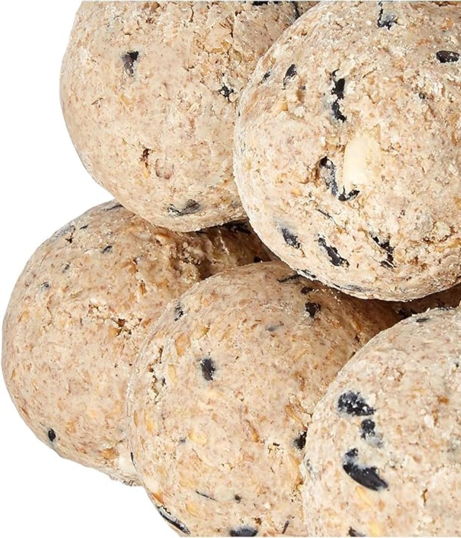 Dehner Natura Wildvogelfutter 5 kg + Meisenknödel 30 Stück schalenfrei