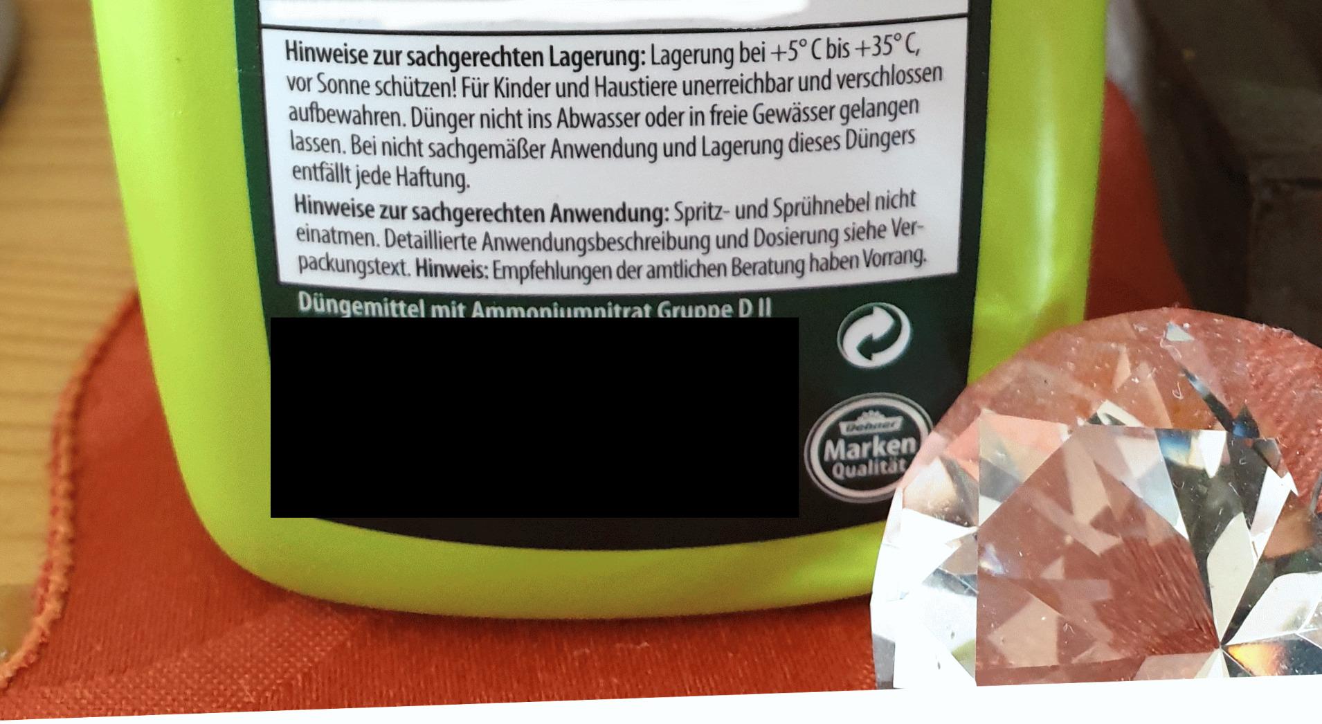 Dehner Grünpflanzen-Dünger flüssig 500 ml für 100 l