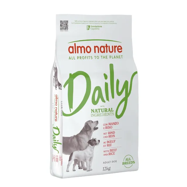 Almo Nature Daily Rind Reis Trockenfutter 12 kg