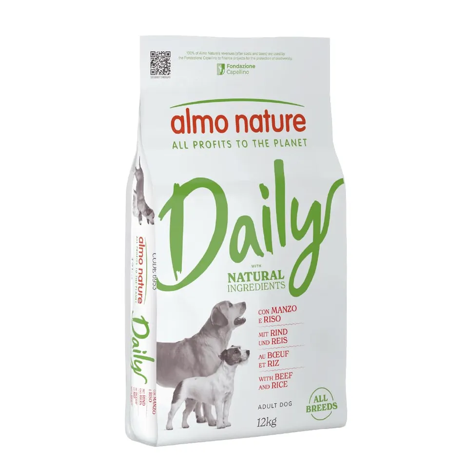 Almo Nature Daily Rind Reis Trockenfutter 12 kg